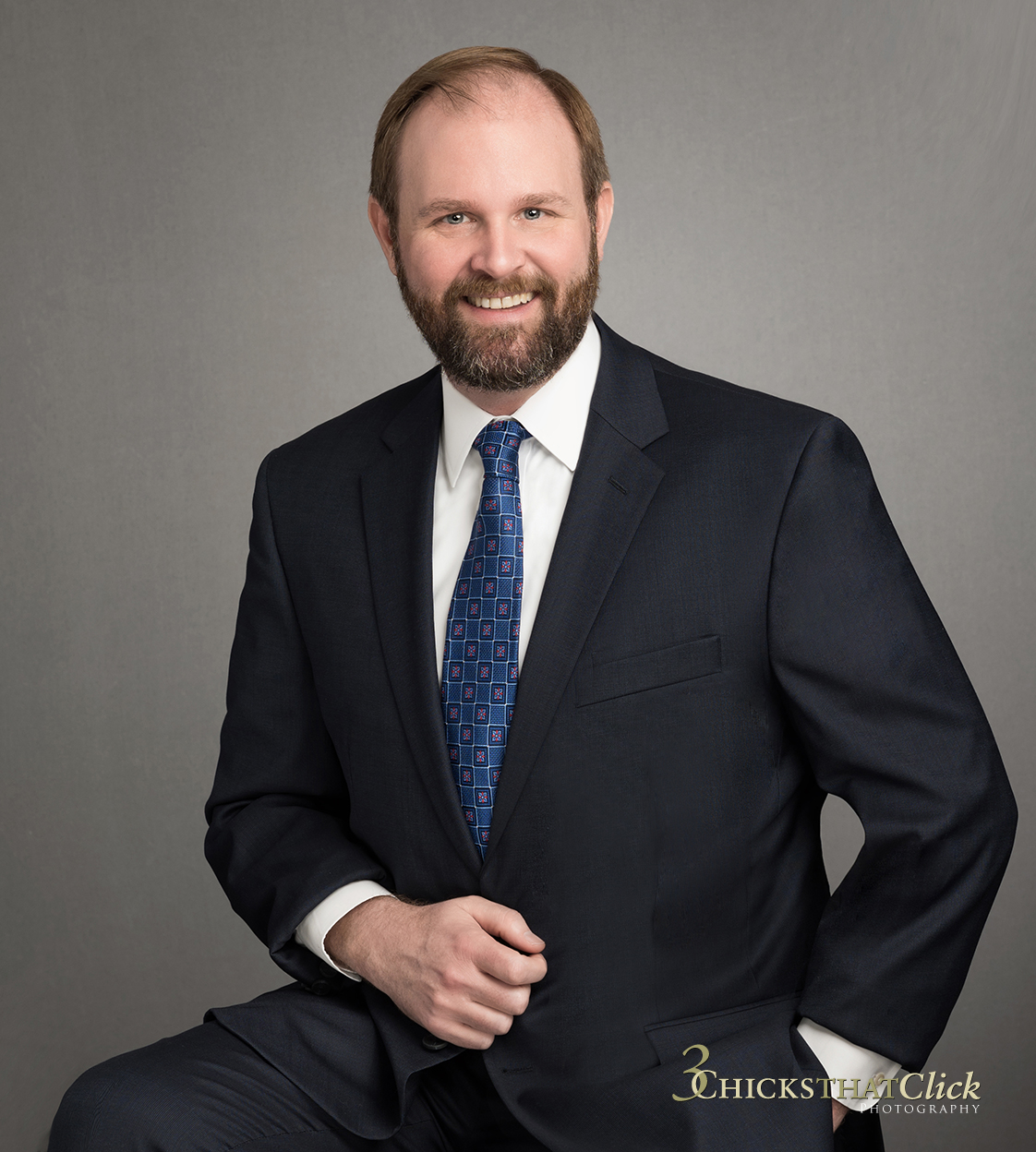 Bill Gallagher, Financial Planner, Zynergy Retirement Services, 3 Chicks That Click Photography, business man, financial planner, suit and tie, beard