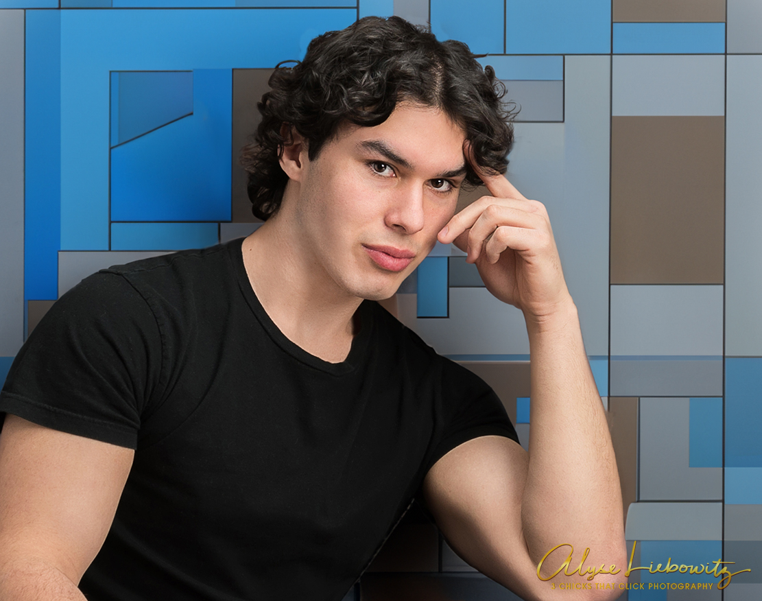 Actor Michael Feliz, photographed by 3 Chicks That Click