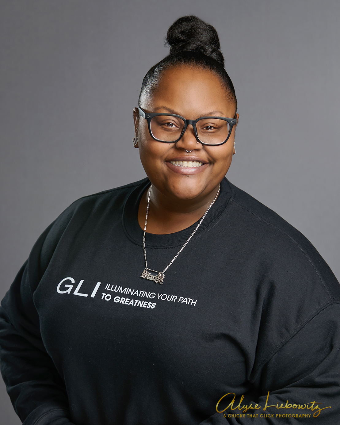 Staci - GLI headshot, photographed by 3 Chicks That Click Photography