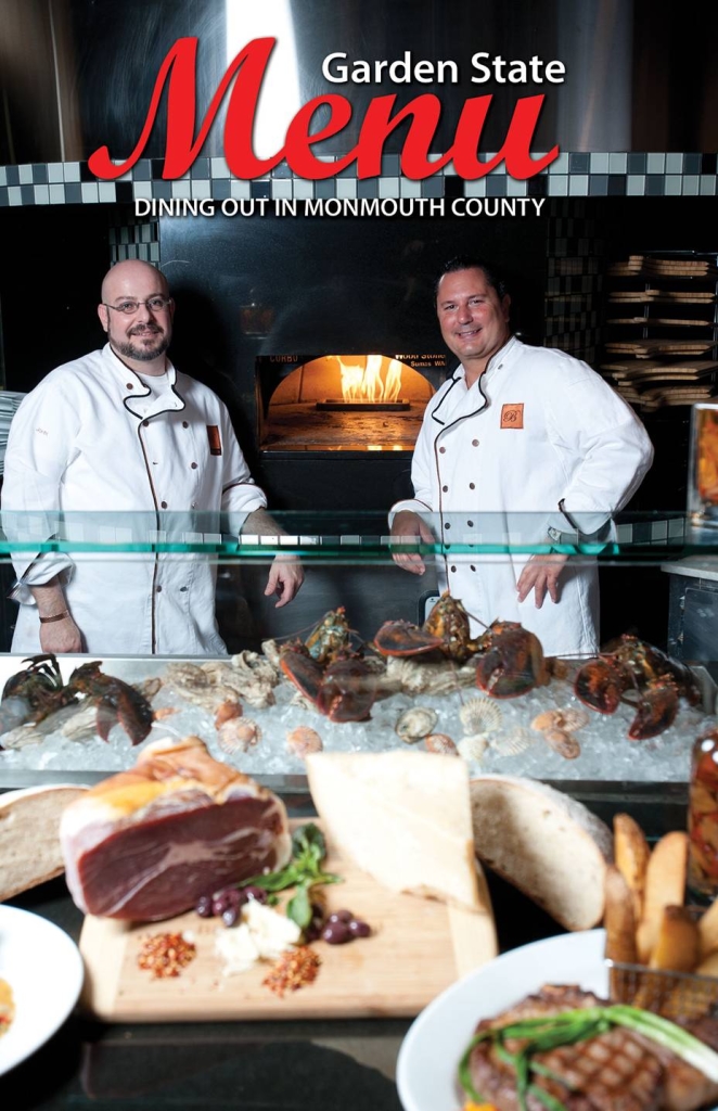 Garden State Menu Magazine Featuring Brando's restaurant
